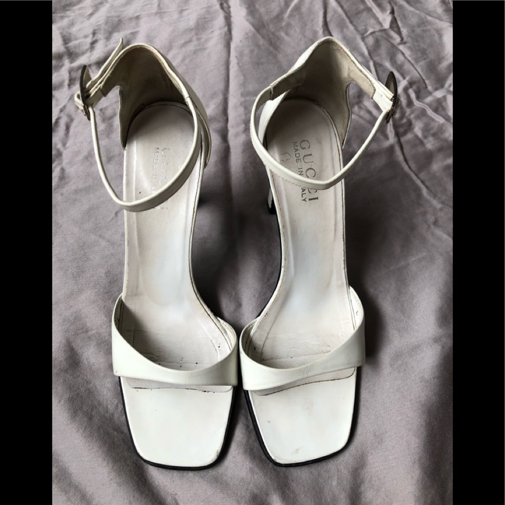 White Gucci Sandals